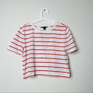 Forever 21 lace short sleeve tee